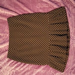 White House Black Market polka dot pencil skirt